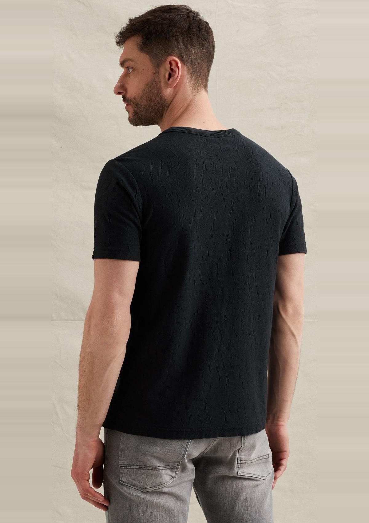PTSS2604564 5282 | T-Shirt aus Jersey mit Allover-Jacquardmuster