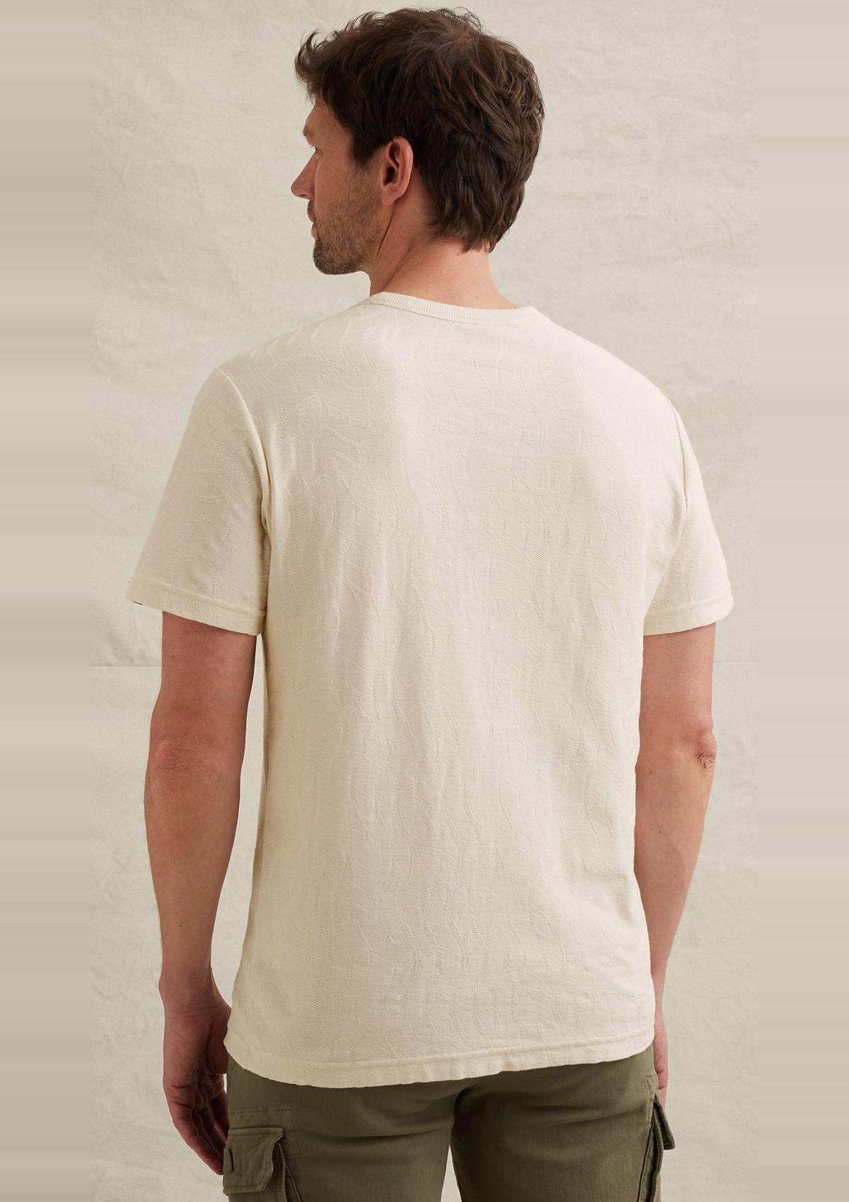 PTSS2604564 7001 | T-Shirt aus Jersey mit Allover-Jacquardmuster