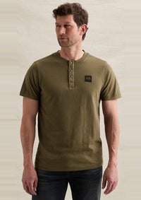 Thumbnail for PTSS2605579 6389 | Henley-T-Shirt mit Badge