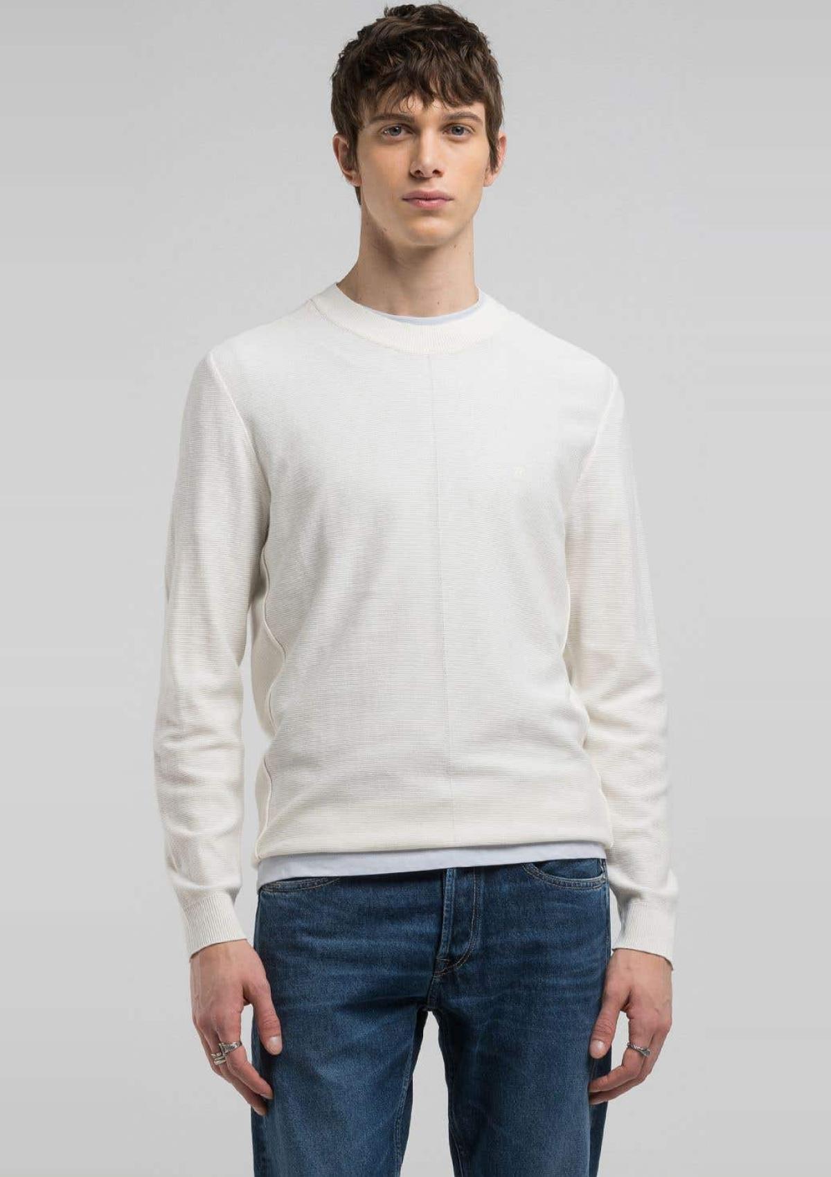 UK4717-G21280G 205 | PULLOVER IN NORMALER PASSFORM MIT STICKEREI