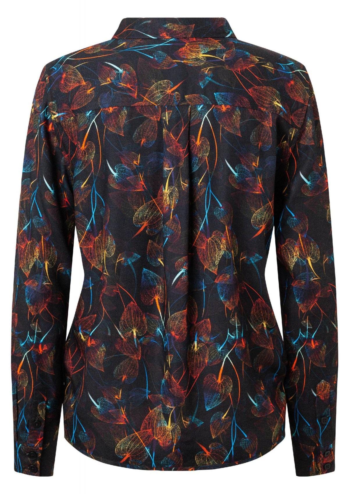 Timezone Blusen 13-10106-10-1367 0200 | Unisex WomenPrinted Boyfriend Fit Blouse