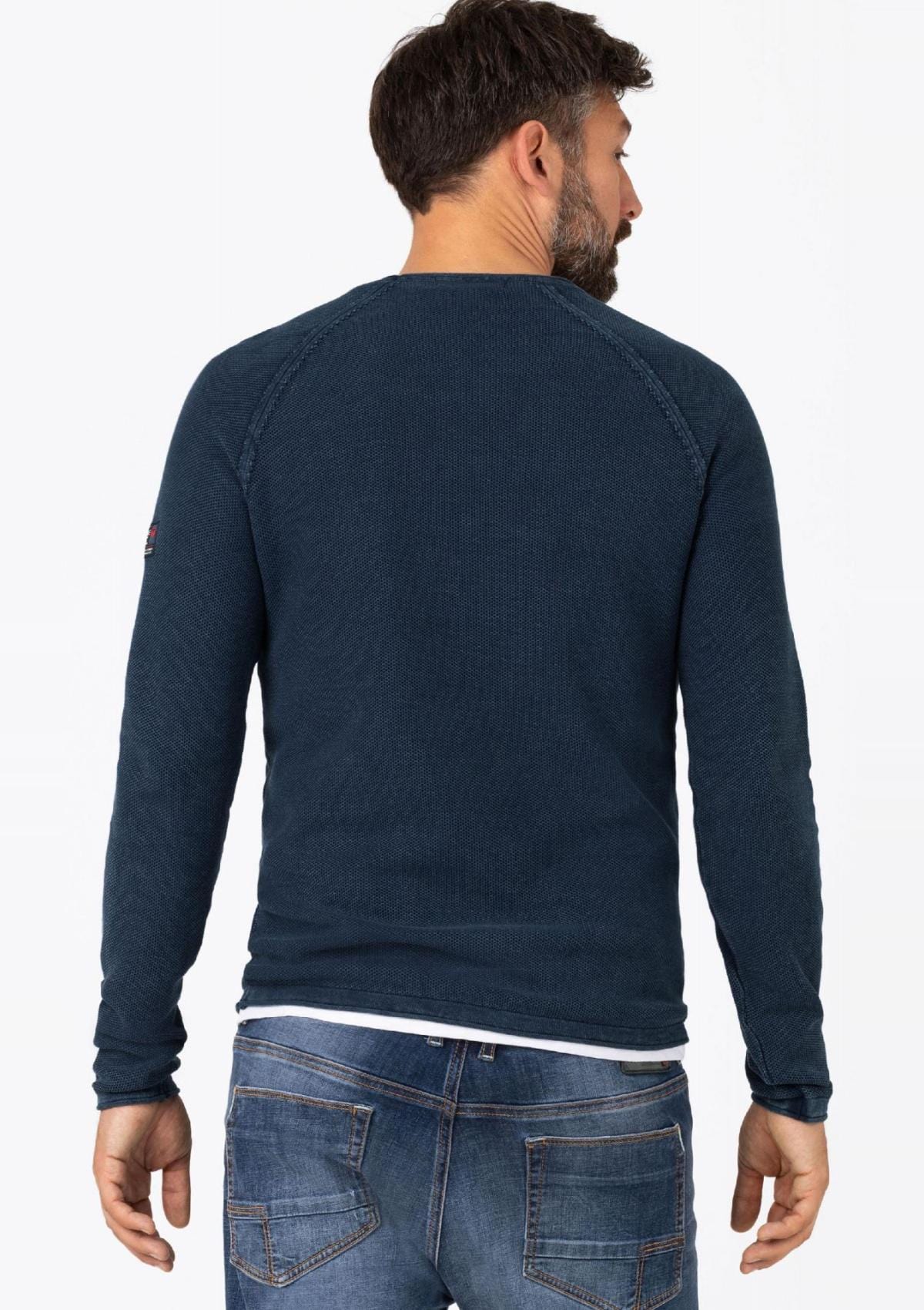 Timezone Pullover 28-10158-00-9009 3248 | Unisex MenSpiral Knit Crewneck