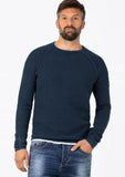 Timezone Pullover 28-10158-00-9009 3248 | Unisex MenSpiral Knit Crewneck