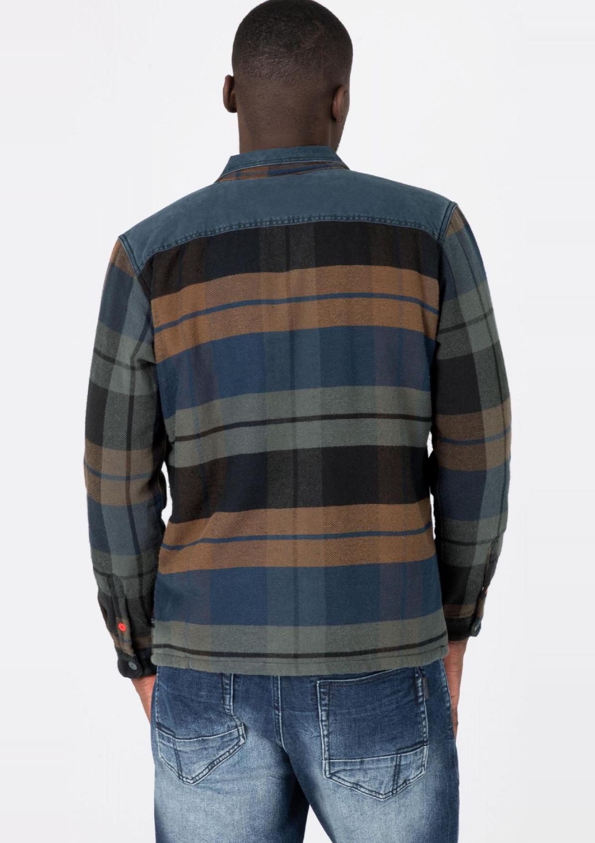 Timezone Jacken 29-10049-40-1155 8677 | Unisex MenOvershirt Fabricmix padded