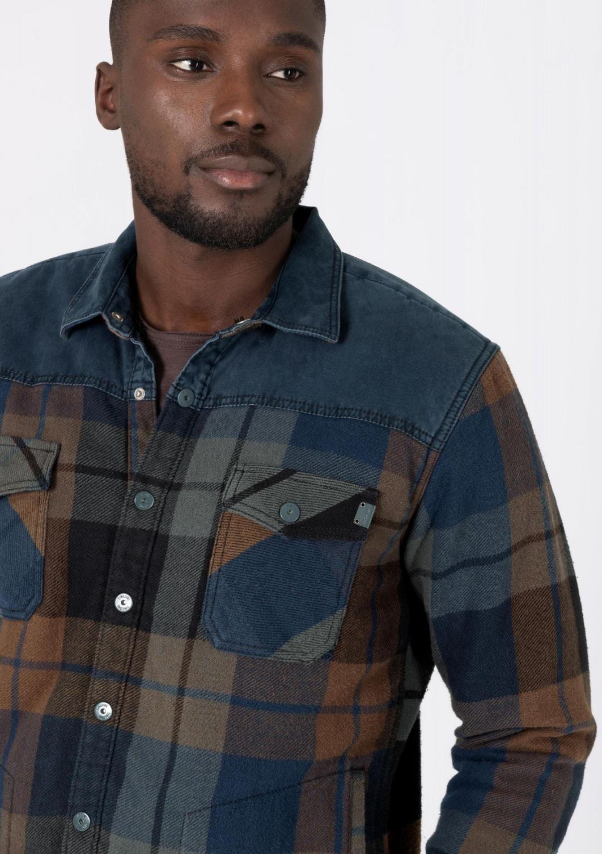 Timezone Jacken 29-10049-40-1155 8677 | Unisex MenOvershirt Fabricmix padded