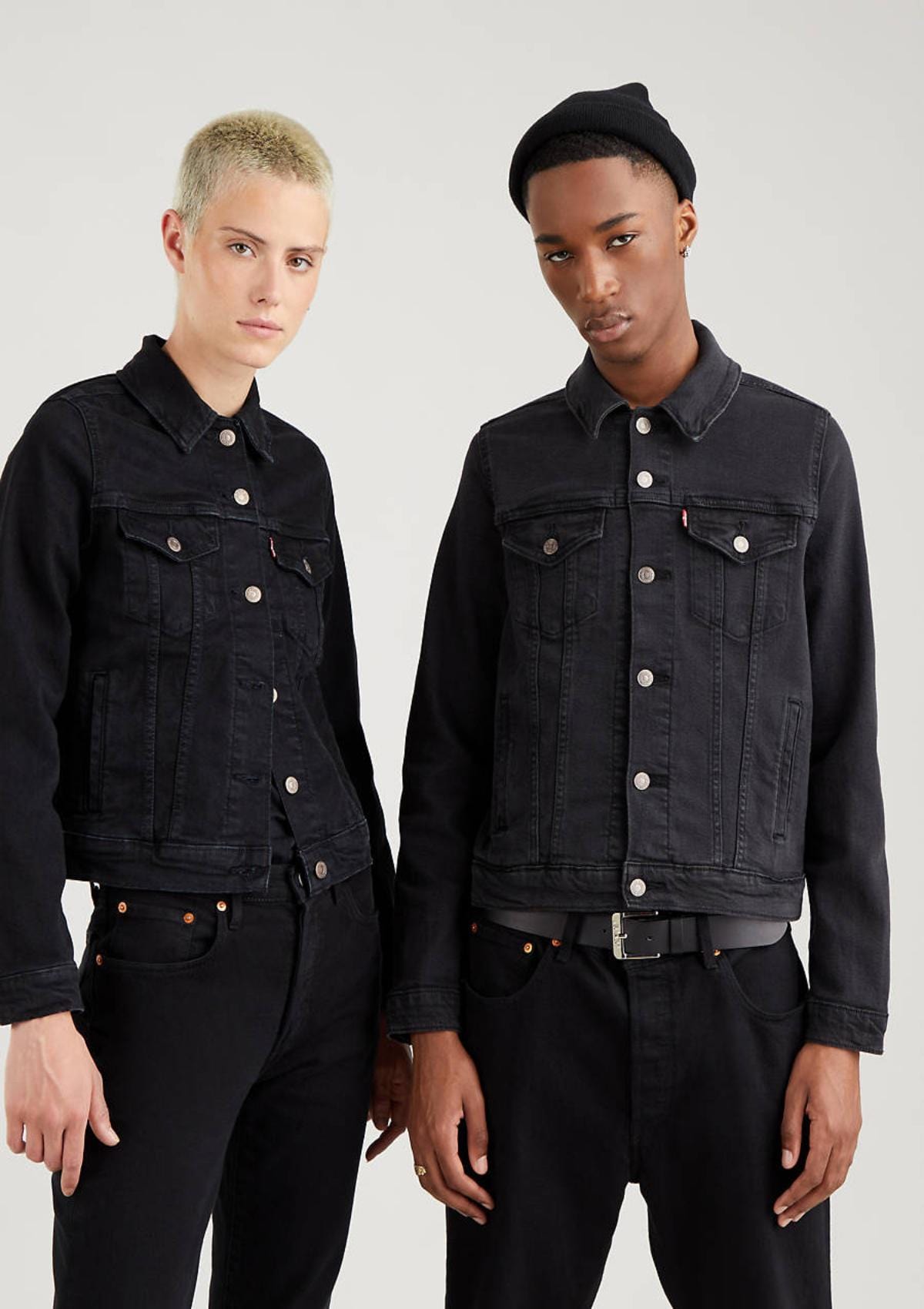 Levi Strauss Jeans 2994500700 70 | ORIGINAL TRUCKER BLACK ROSE