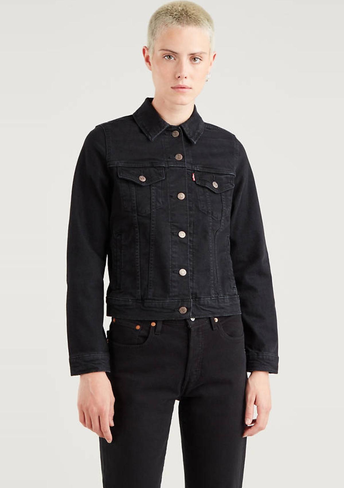 Levi Strauss Jeans 2994500700 70 | ORIGINAL TRUCKER BLACK ROSE