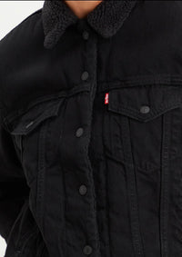 Thumbnail for Levi Strauss D-Jacken, Jeans- 3613700150 15 | EXBF SHERPA TRUCKER YES BLACK