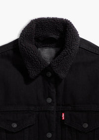 Thumbnail for Levi Strauss D-Jacken, Jeans- 3613700150 15 | EXBF SHERPA TRUCKER YES BLACK