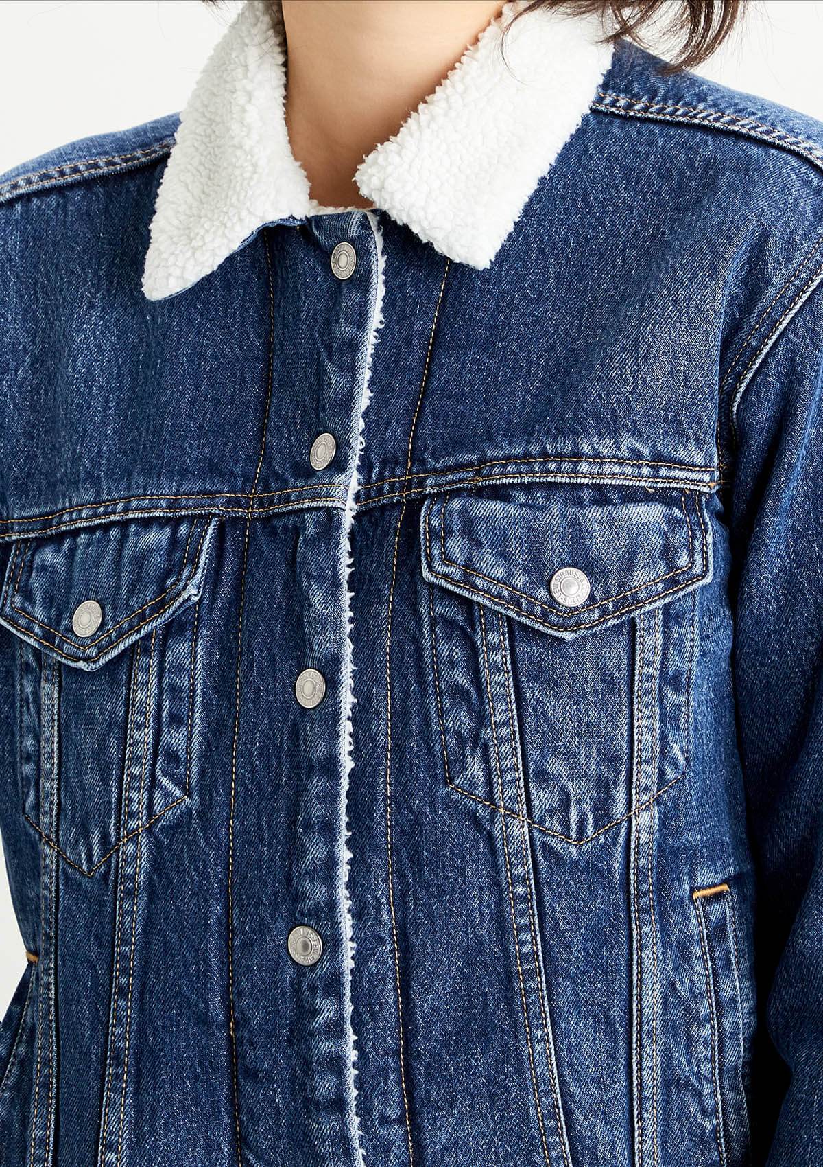 Levi's Sherpa Trucker Jacket Rough and Tumble