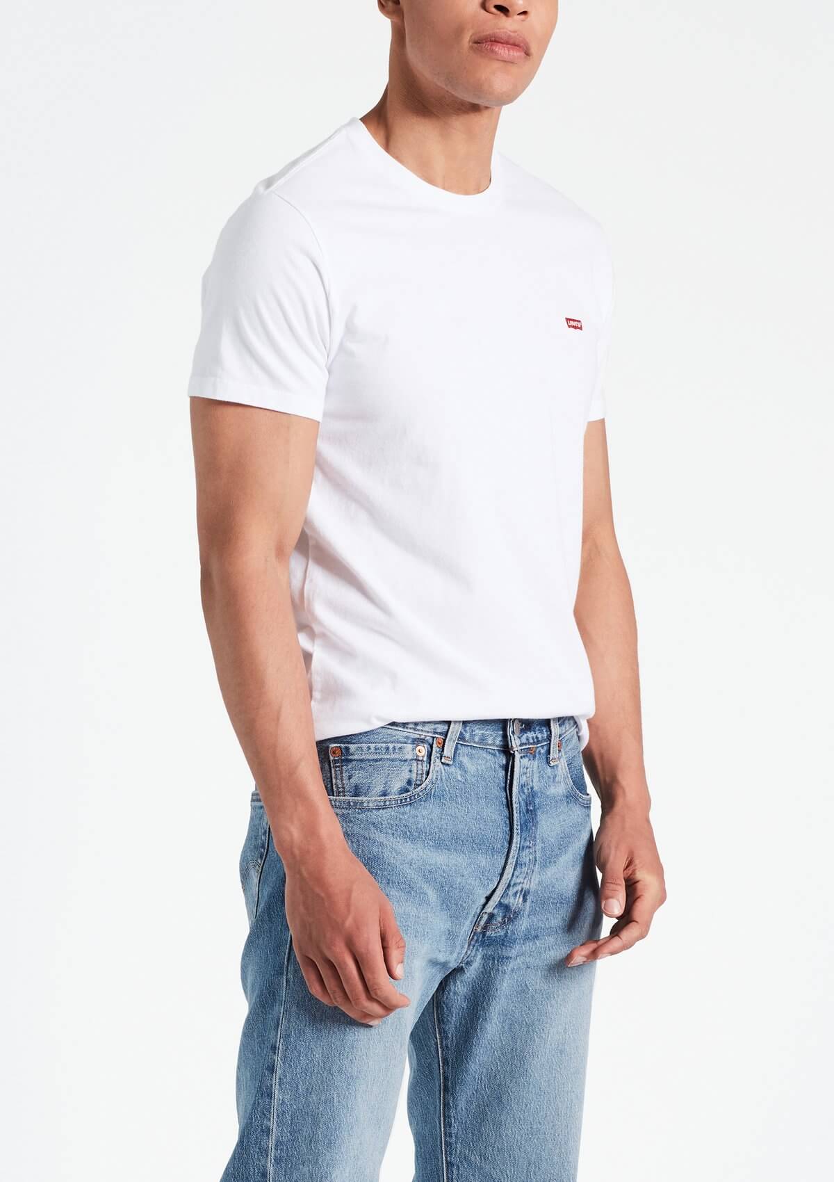 Levi Strauss H-T-Shirt 1/2 Arm 5660500000 00 | SS ORIGINAL HM TEE COTTON + PA