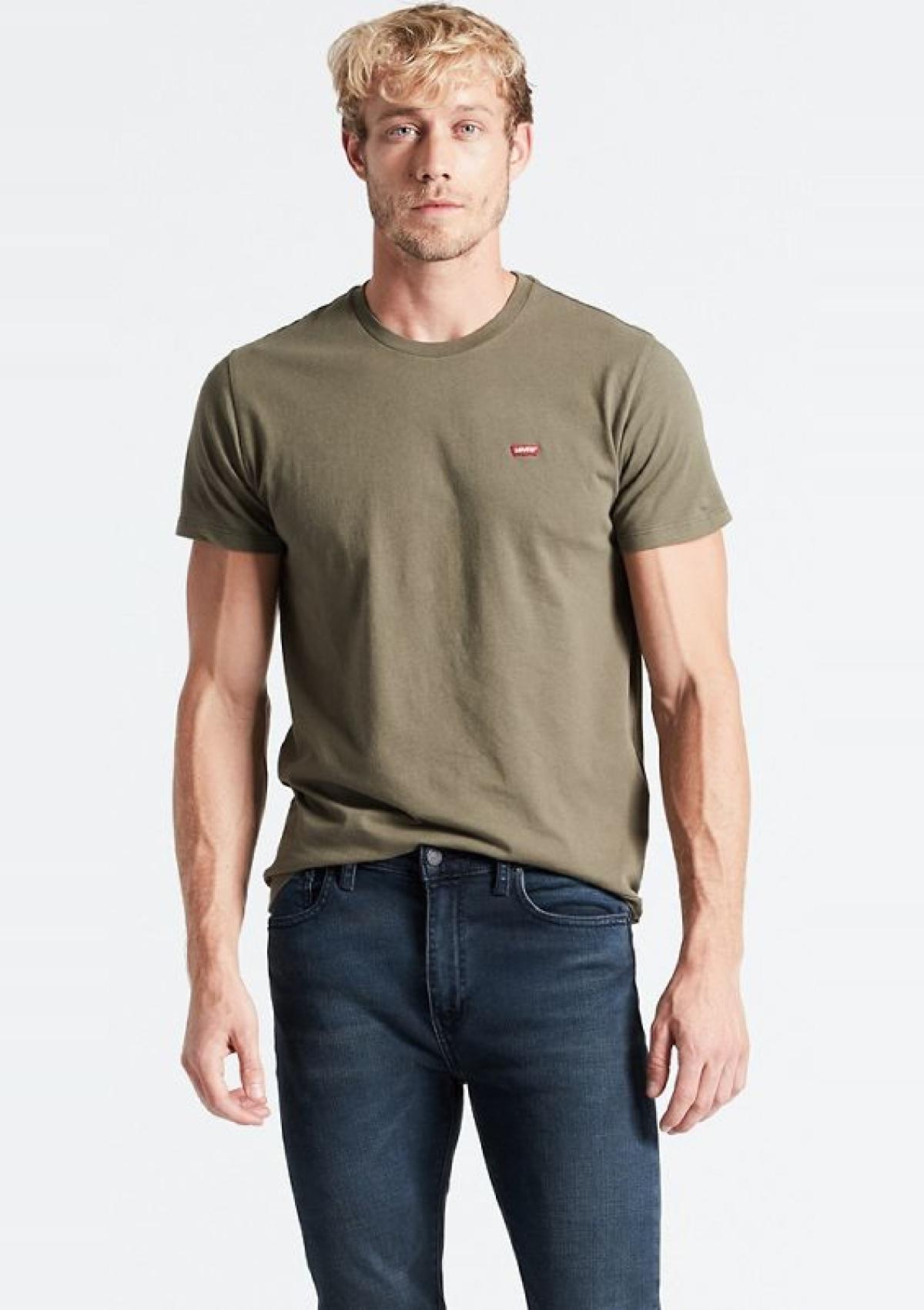 Levi Strauss T-Shirts 5660500210 21 | SS ORIGINAL HM TEE OLIVE NIGHT