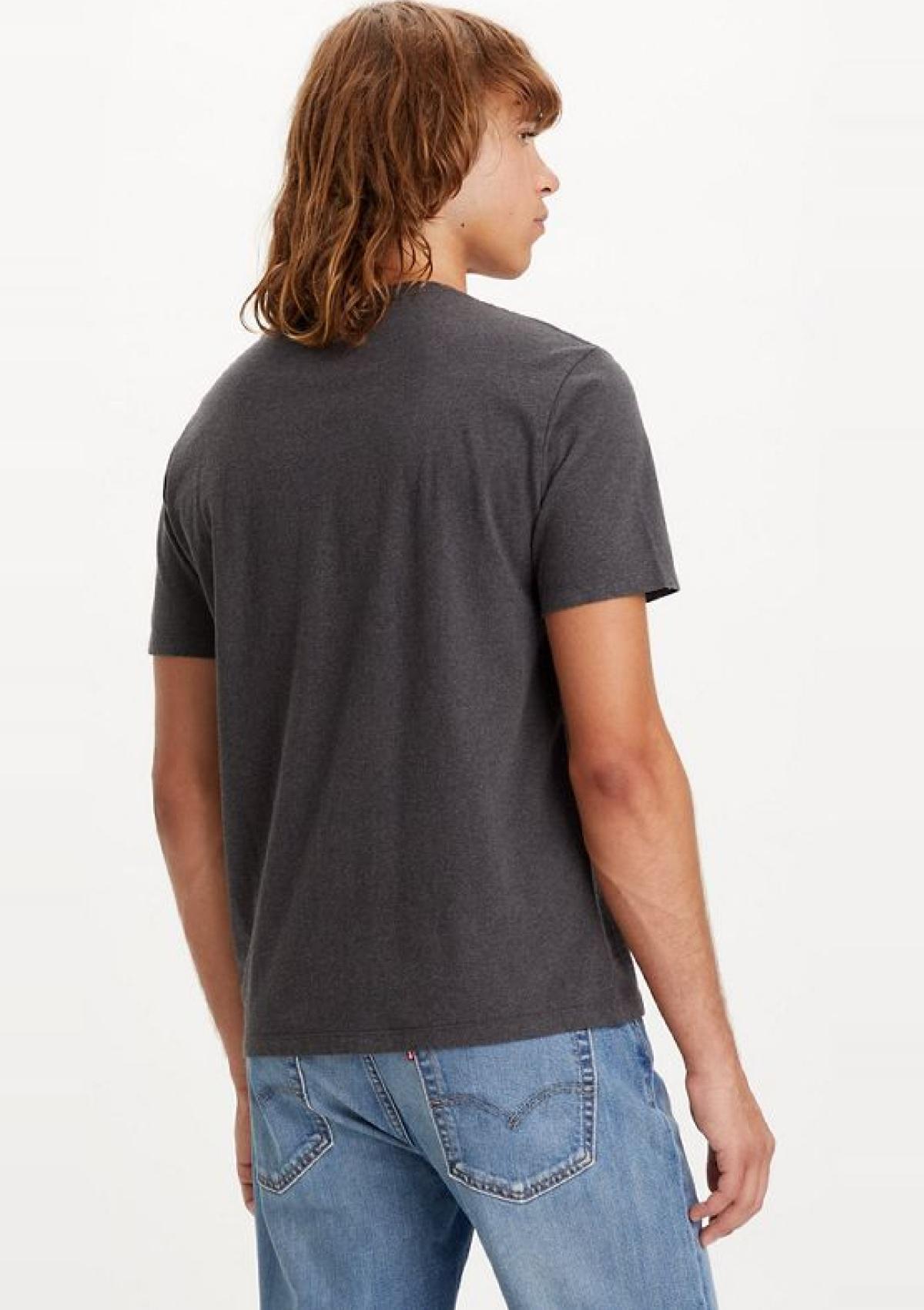 Levi Strauss T-Shirts 5660501490 49 | SS ORIGINAL HM TEE DARK CHARCO