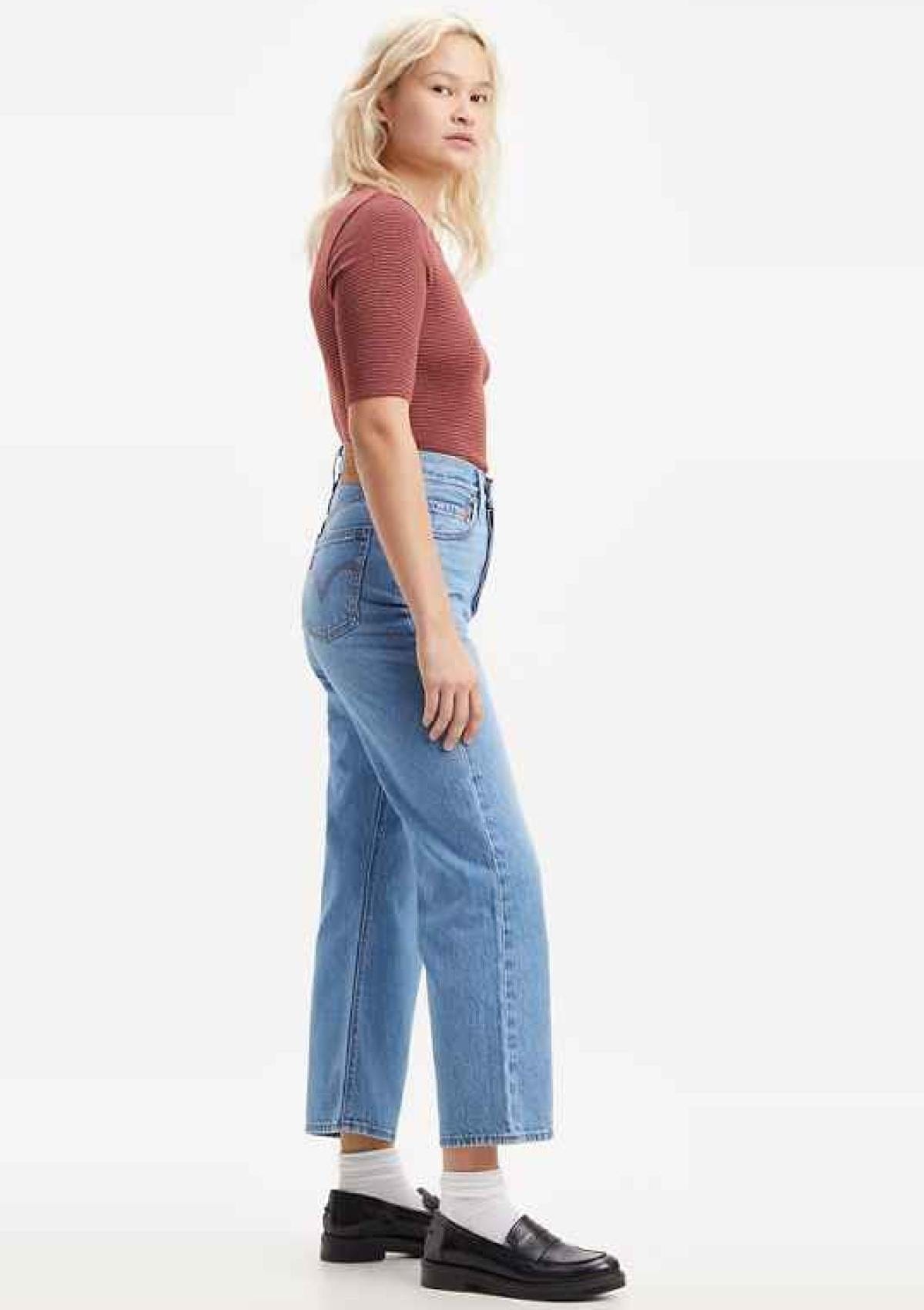 Levi Strauss Jeans 7269301300 30 | RIBCAGE STRAIGHT ANKLE Z0569 L