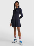 Tommy Hilfiger Kleider DW0DW14394 C87 | TJW SERIF LINEAR FIT FLARE DRESS