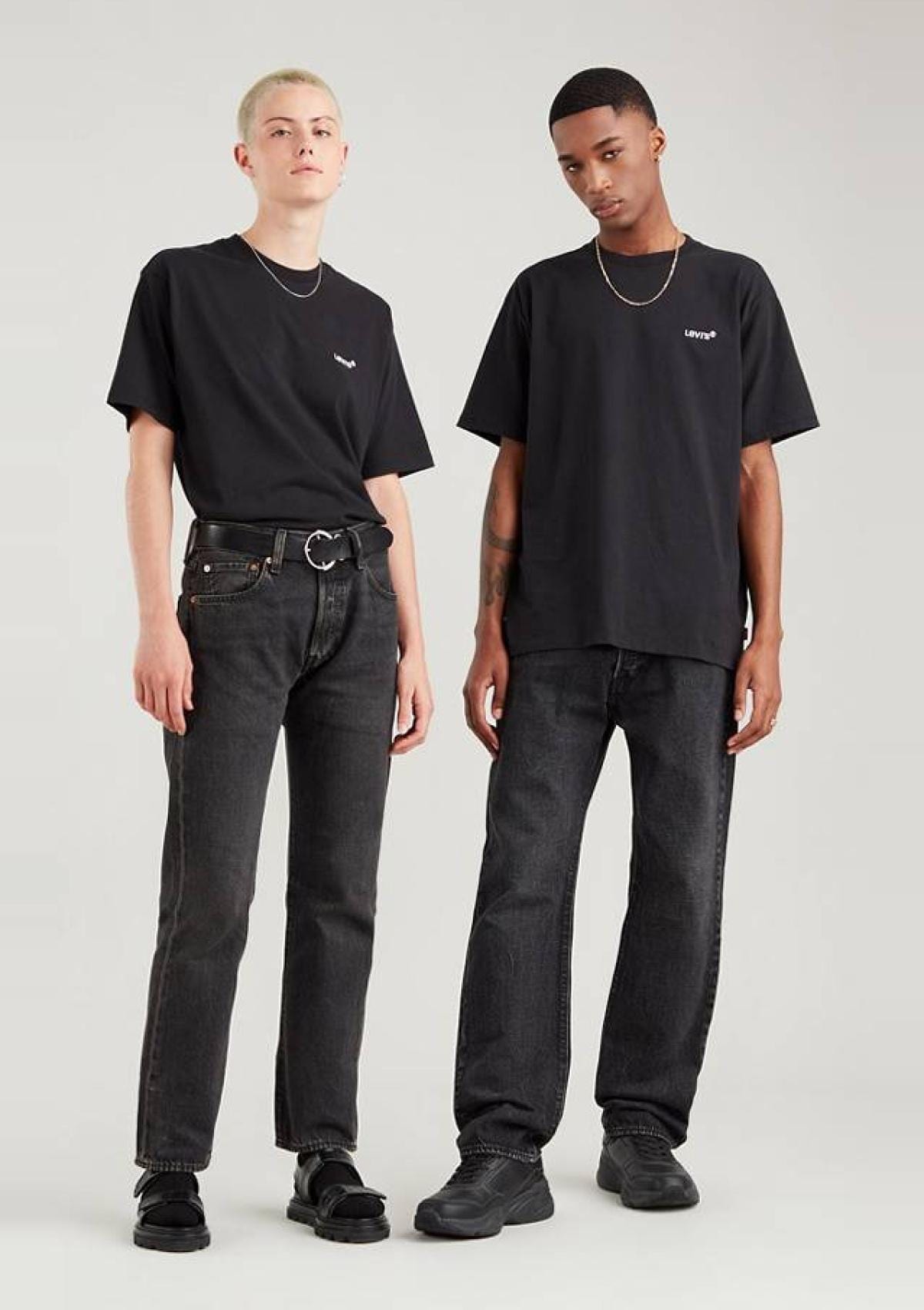 Levi Strauss Hemden A063700010 01 | RED TAB VINTAGE TEE MINERAL BL