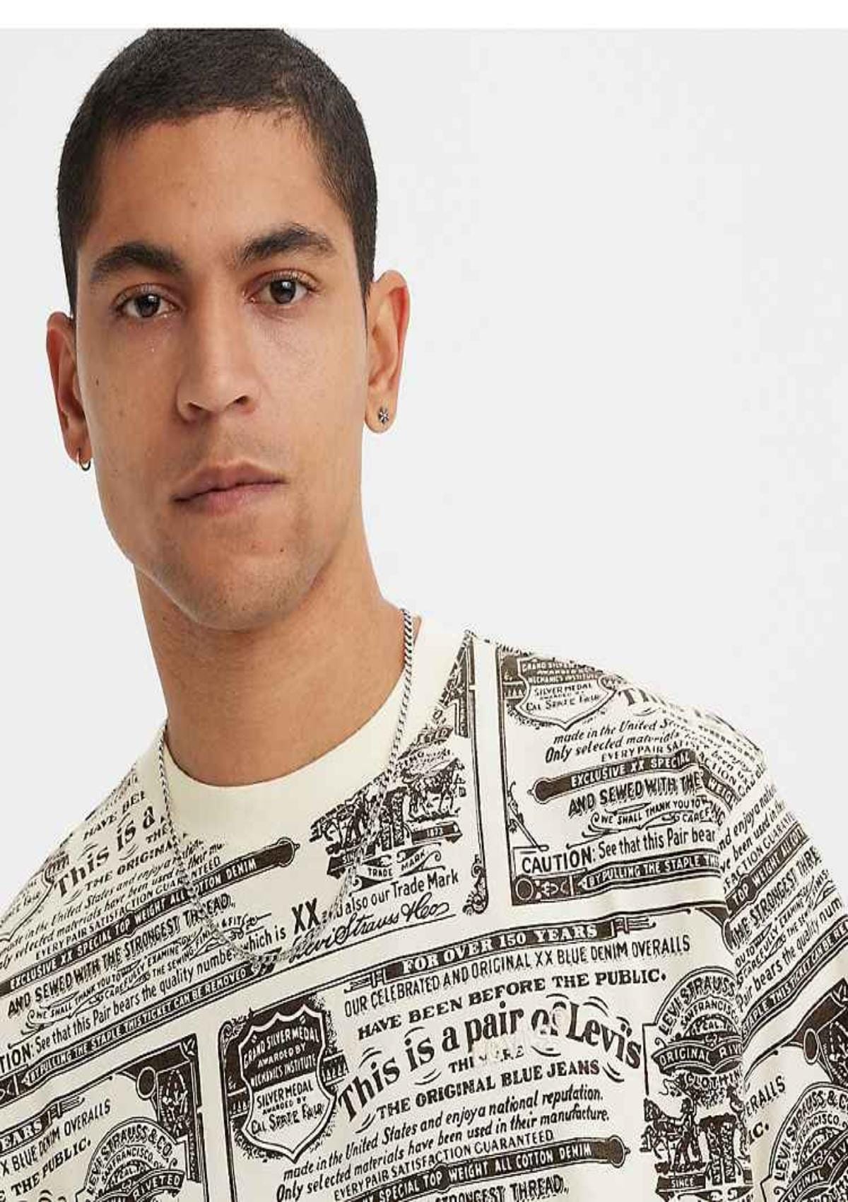 Levi Strauss T-Shirts A063700590 59 | RED TAB VINTAGE TEE 501 DAY PO