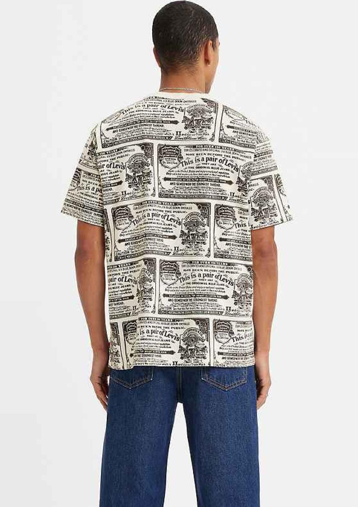 Levi Strauss T-Shirts A063700590 59 | RED TAB VINTAGE TEE 501 DAY PO