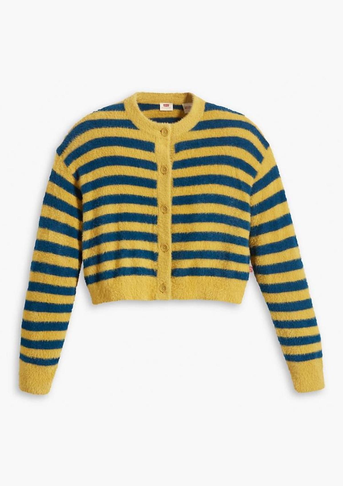 Levi Strauss Sweatjacken A323500080 08 | CAT CARDIGAN JENNY STRIPE GOLD