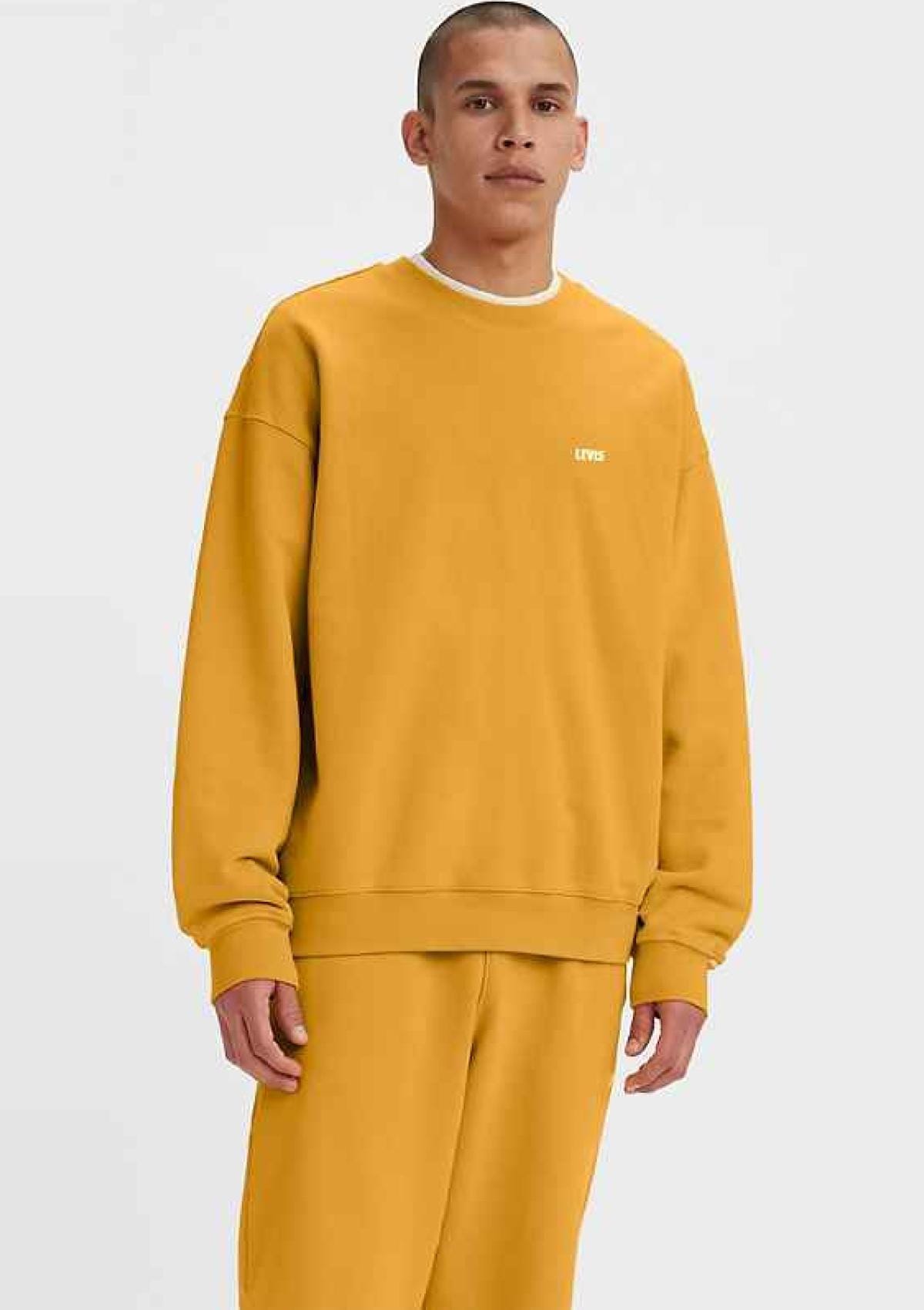 Levi Strauss Sweatshirts A377000160 16 | GOLD TAB CREW GOLDEN ORANGE