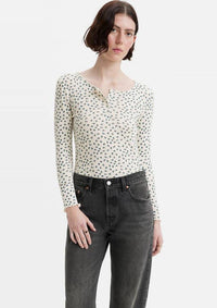 Thumbnail for Levi Strauss Longsleeves A591000020 02 | DRY GOODS HENLEY JANE FLORAL C