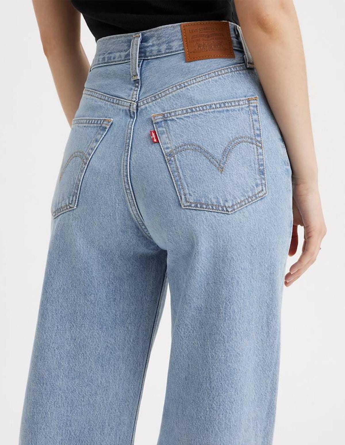 Levi Strauss Jeans A608100020 02 | RIBCAGE WIDE LEG H223 FAR AND