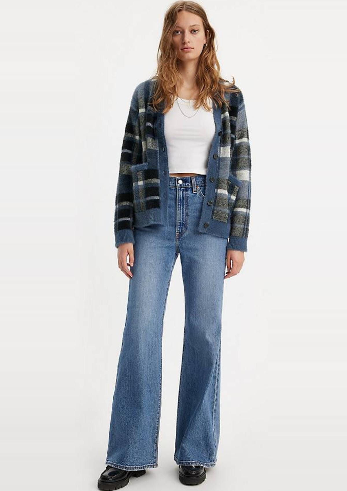 Levi Strauss Jeans A750300090 09 | RIBCAGE BELLS SONOMA WALKS