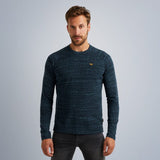 PME Legend Longsleeves PTS2308551 5281 | Long sleeve grandad waffle jersey