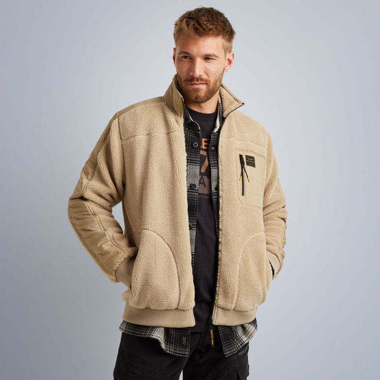 PME Legend Sweatshirts PSW2310479 7148 | Zip jacket Sherpa