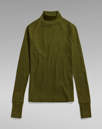 Thumbnail for G-Star Longsleeves D23339-D289-C744 C744 | Slim rib mock l\s wmn