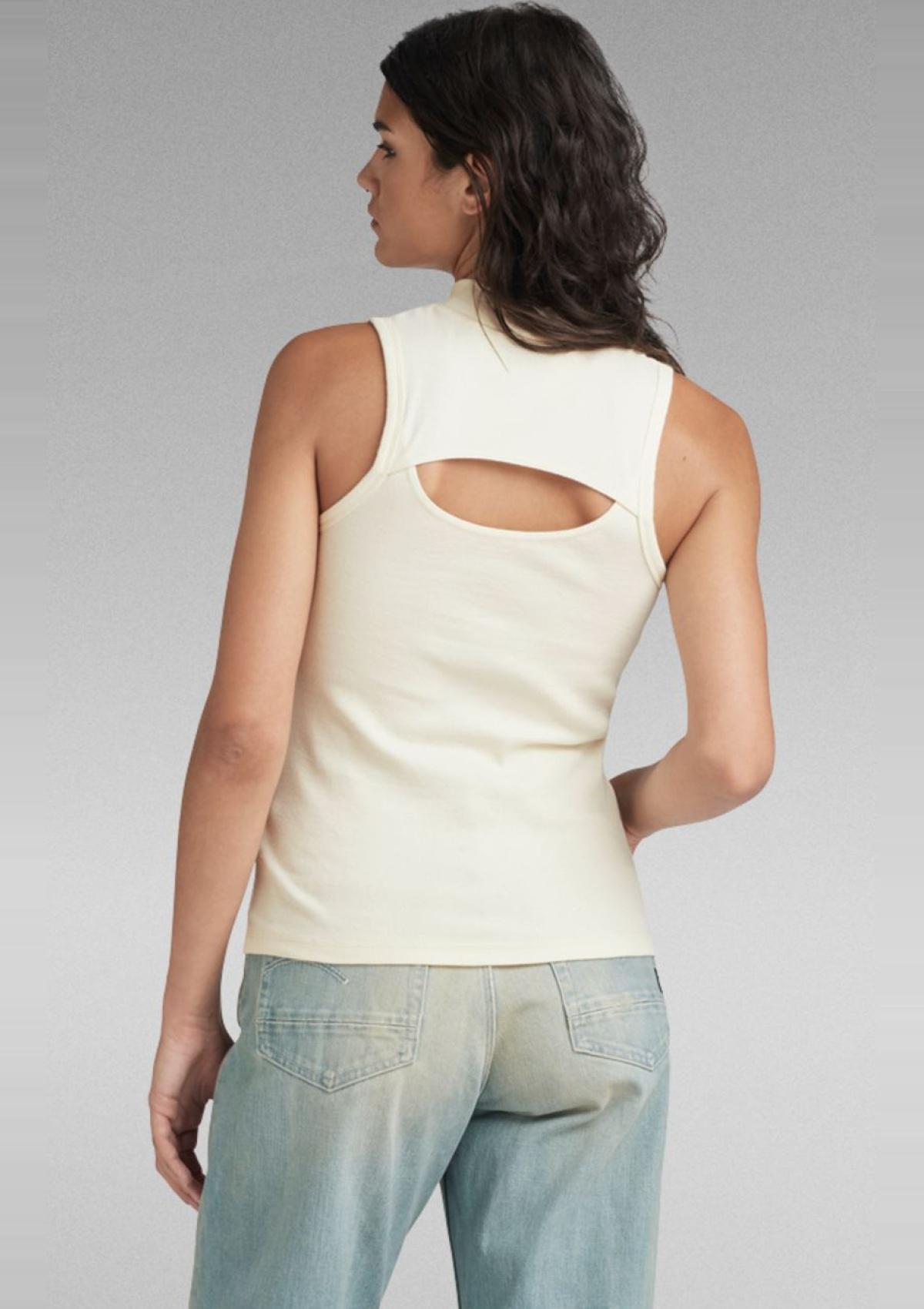 G-Star Tops D24502-D595-G286 G286 | Open back mock slim t s\l wmn