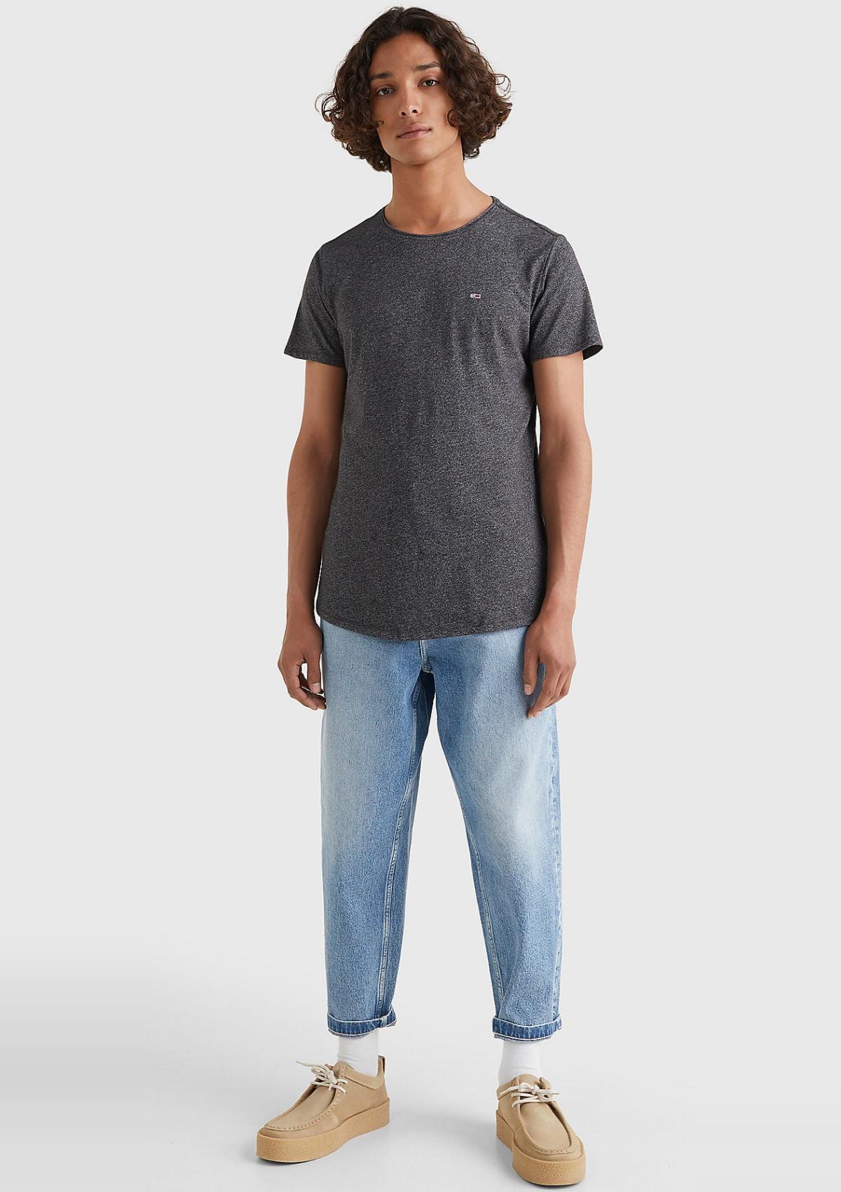 Tjm Slim Jaspe C Neck  T-shirts