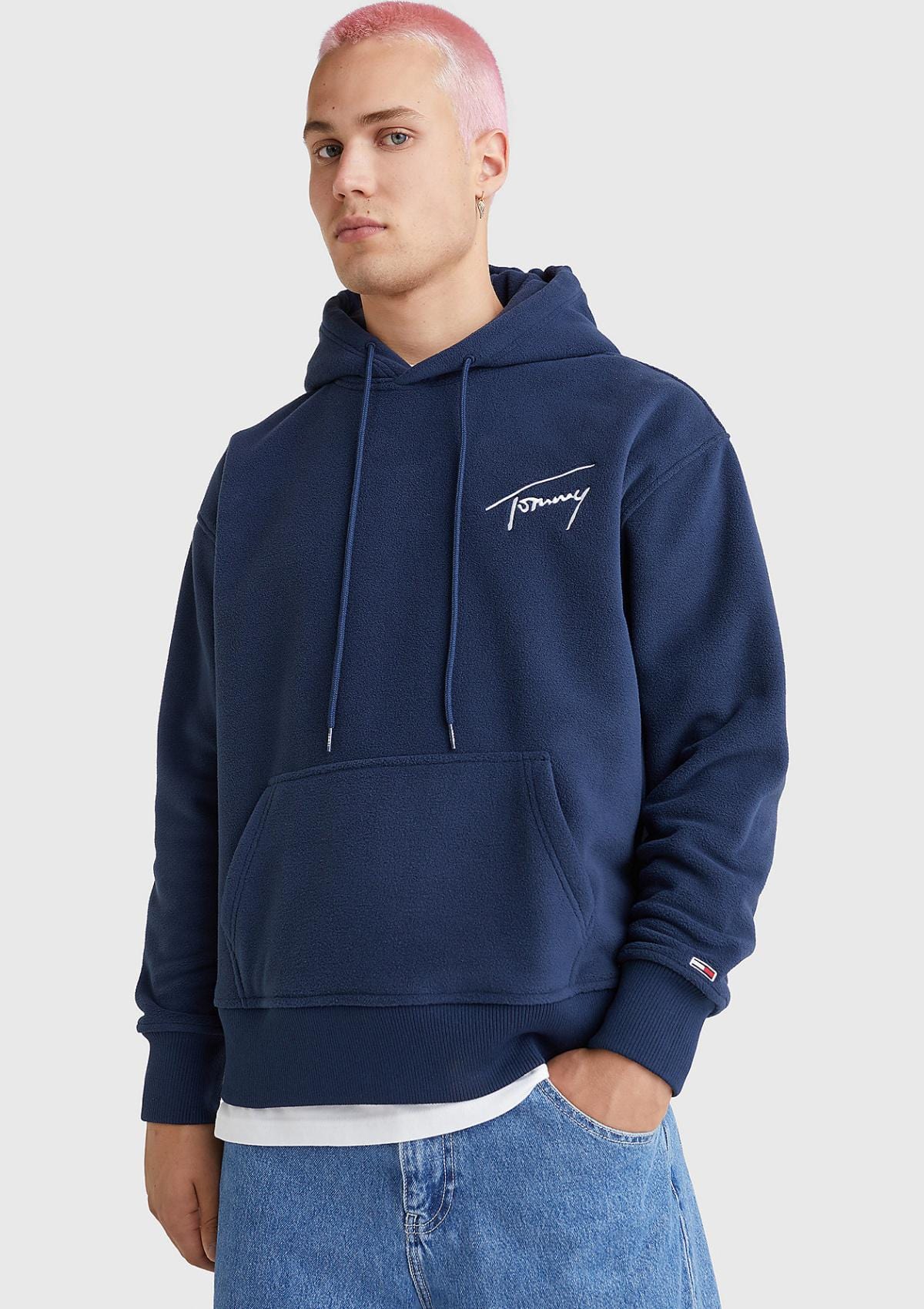 Tommy Jeans Tommy Hilfiger Fleece Pullover Herren DM0DM15030 C87