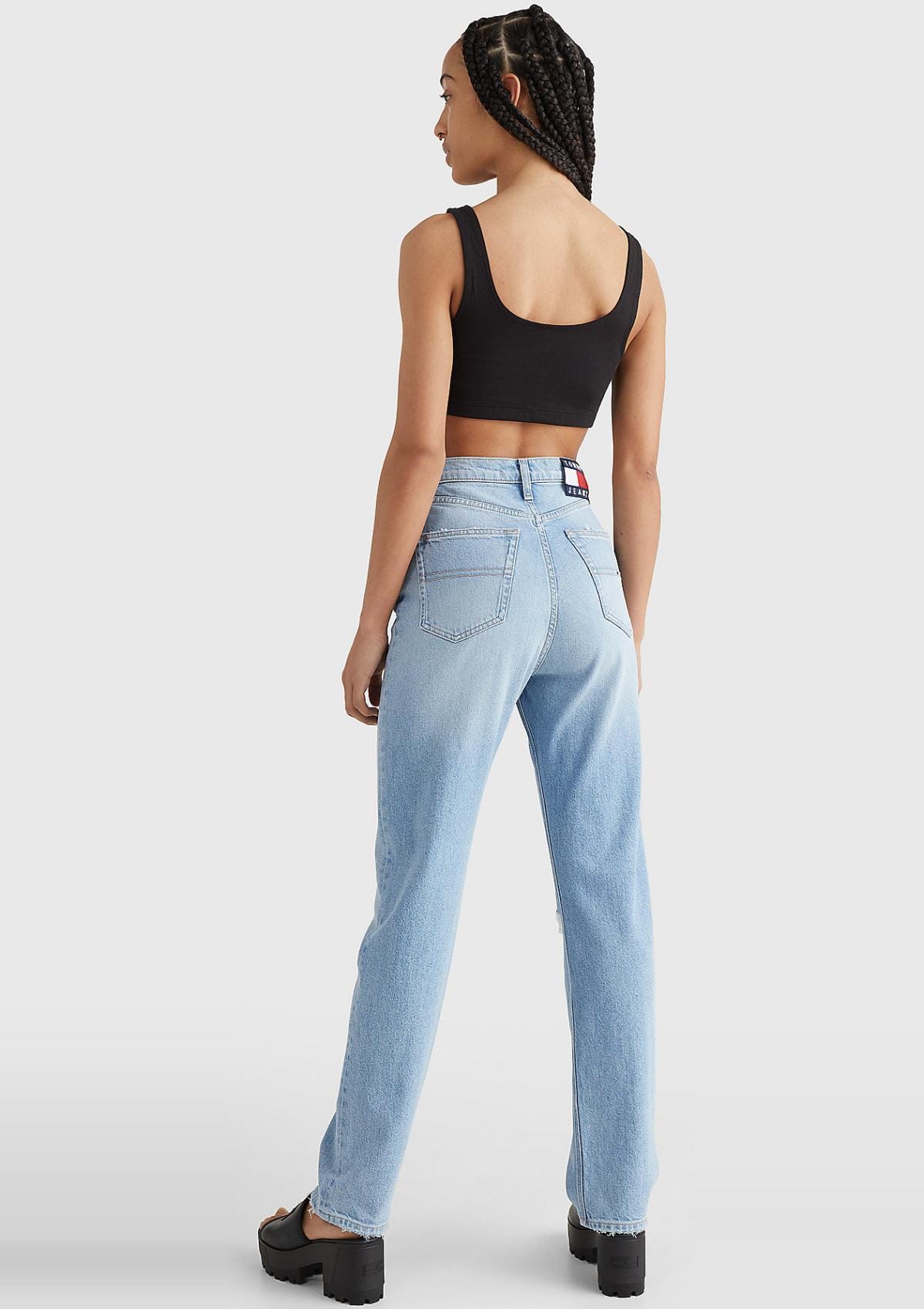 Tommy Hilfiger Tops DW0DW12549 BDS | TJW SUPER CROP BADGE TOP