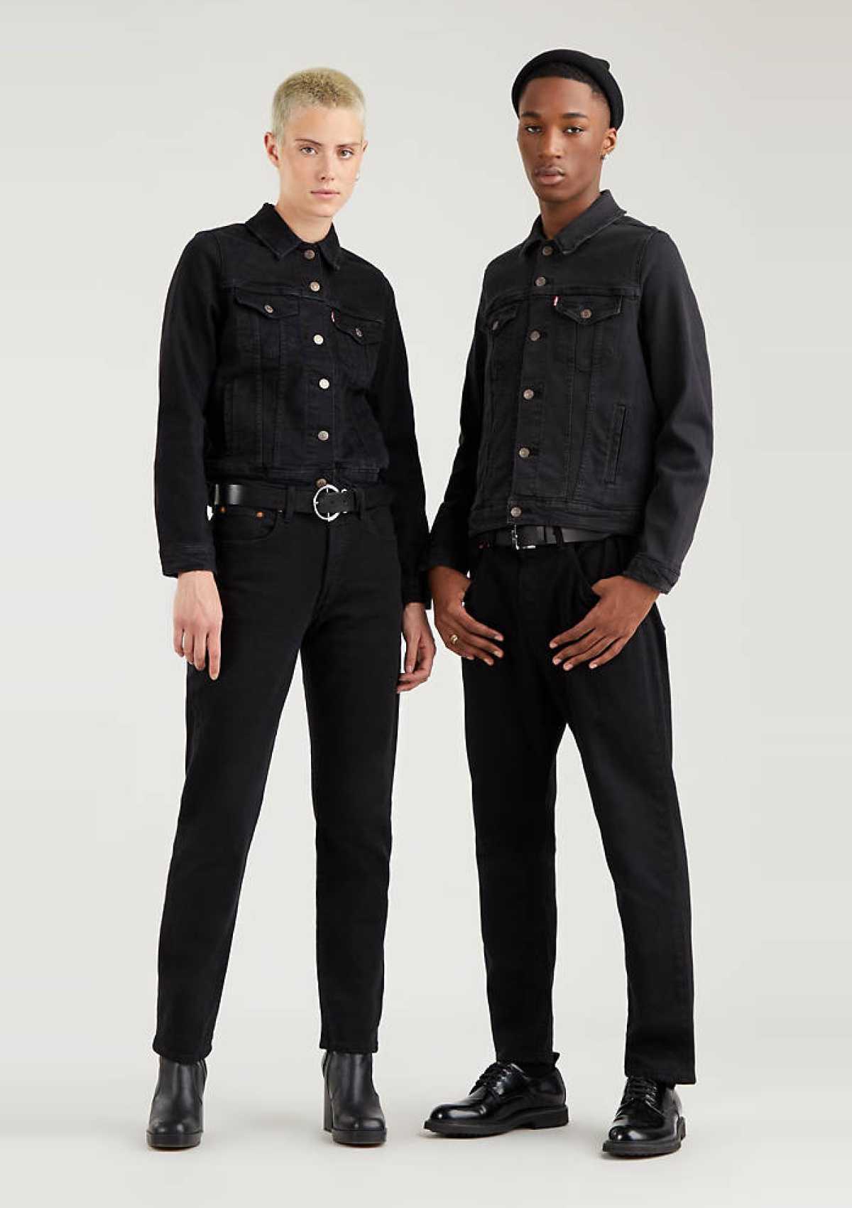 Levi Strauss Jeans 3620000850 85 | 501 CROP BLACK HEART
