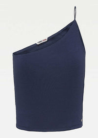 Thumbnail for Tommy Hilfiger Tops DW0DW09777 C87 | TJW ASYMMETRIC STRAP TOP