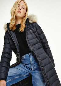 Thumbnail for Tommy Hilfiger Jacken DW0DW09060 BDS | TJW ESSENTIAL HOODED DOWN COAT